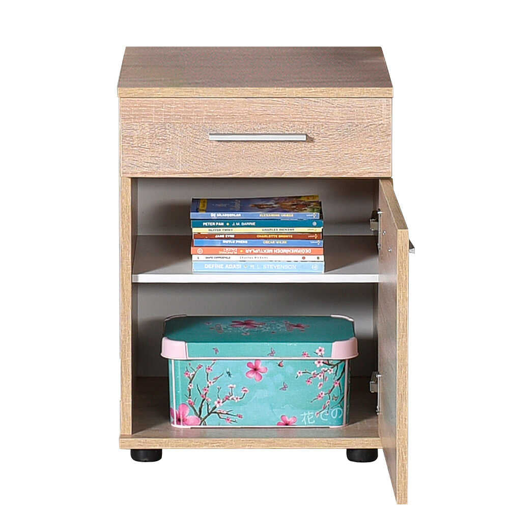 Newline Nightstand W/ One Drawer & One Section Sonoma KMD