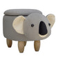 Storage Ottoman Animal Bench Upholstered Footrest Stool Olesen