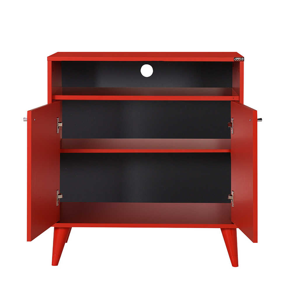Multipurpose Cabinet W/ Two Doors Red ADR