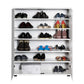 Shoe Cabinet W/ Five Shelves & Two Doors White ADR