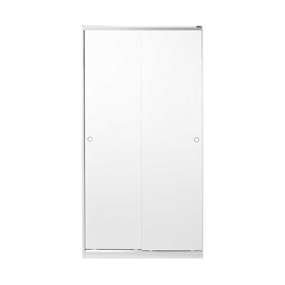 Wardrobe W/ Two Sliding Doors White SWD