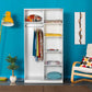 Wardrobe W/ Two Sliding Doors White SWD