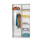Wardrobe W/ Two Sliding Doors White SWD
