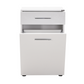 Laundry Cabinet W/ Laundry Basket Section & One Drawer High Gloss White ADR