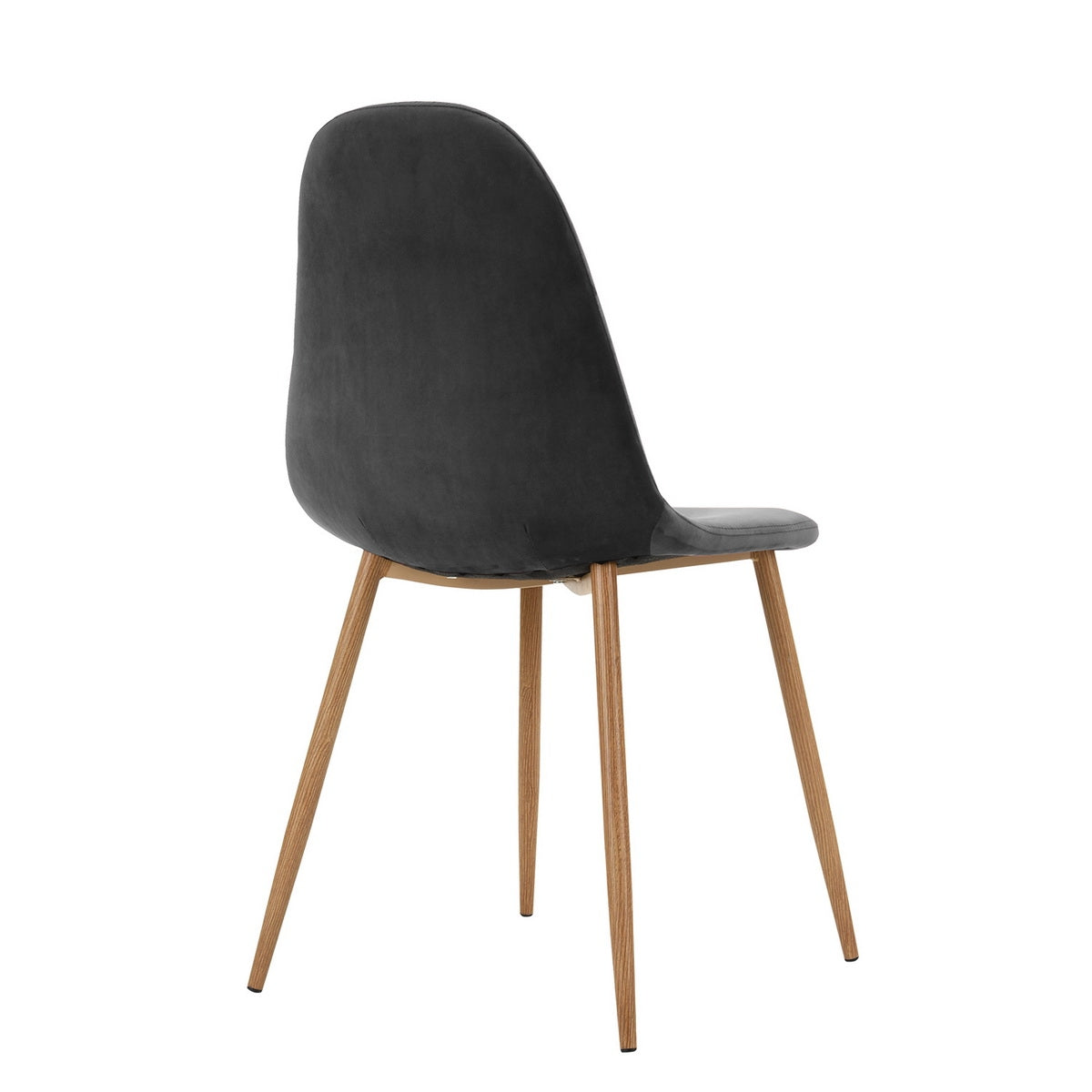 Dining Chairs Velvet Upholstered Metal Legs Charlton
