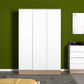 Base Teen Room Wardrobe W/ Three Doors Italian Oak & White GRD
