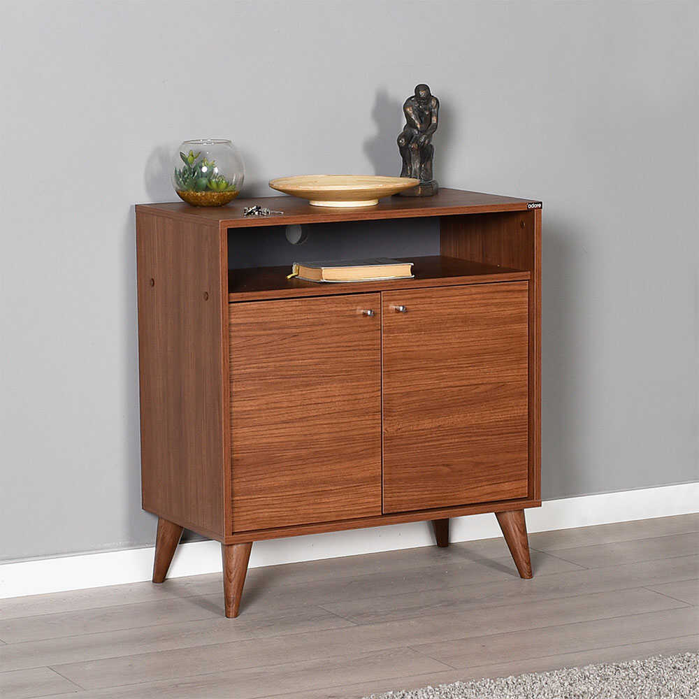 Multipurpose Cabinet W/ Two Doors Walnut ADR