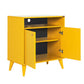 Multipurpose Cabinet W/ Two Doors Yellow ADR
