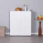 Shoe Cabinet W/ Five Shelves & Two Doors White ADR