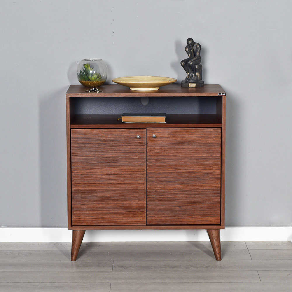 Multipurpose Cabinet W/ Two Doors Walnut ADR