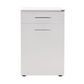 Laundry Cabinet W/ Laundry Basket Section & One Drawer High Gloss White ADR