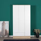 Base Teen Room Wardrobe W/ Three Doors & One Drawer Italian Oak & White GRD