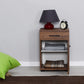 Newline Nightstand W/ One Drawer & One Section Oslo Walnut KMD
