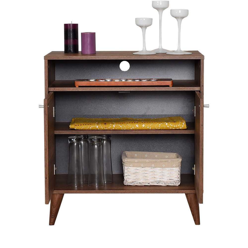 Multipurpose Cabinet W/ Two Doors Oslo Walnut ADR