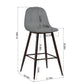 Barstools Fabric Upholstered Bar Stools Charlton