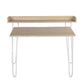 Computer Desk Writing Office Table with Shelf Acer
