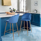 Barstools Velvet Upholstered Bar Stools Acuff