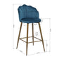 Barstools Velvet Upholstered Bar Stools Acuff