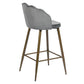 Barstools Velvet Upholstered Bar Stools Acuff