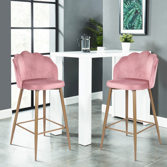 Barstools Velvet Upholstered Bar Stools Acuff