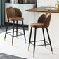 Barstools Suede Upholstered Bar Stools Acuff