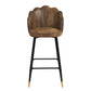 Barstools Suede Upholstered Bar Stools Acuff