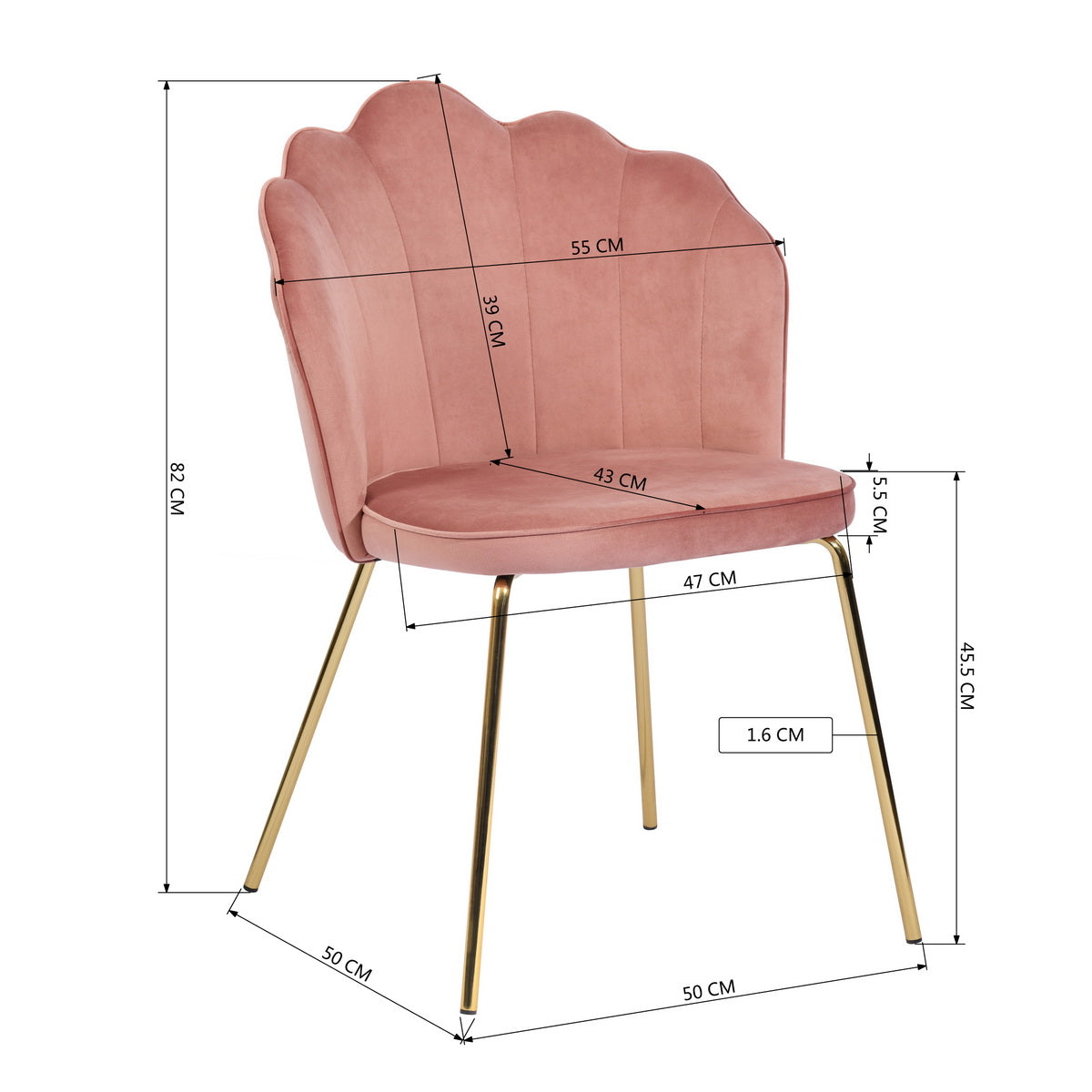 Dining Chairs Velvet Upholstered Acuff