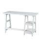 Computer Desk Writing Office Table with 2 Shelves Afra