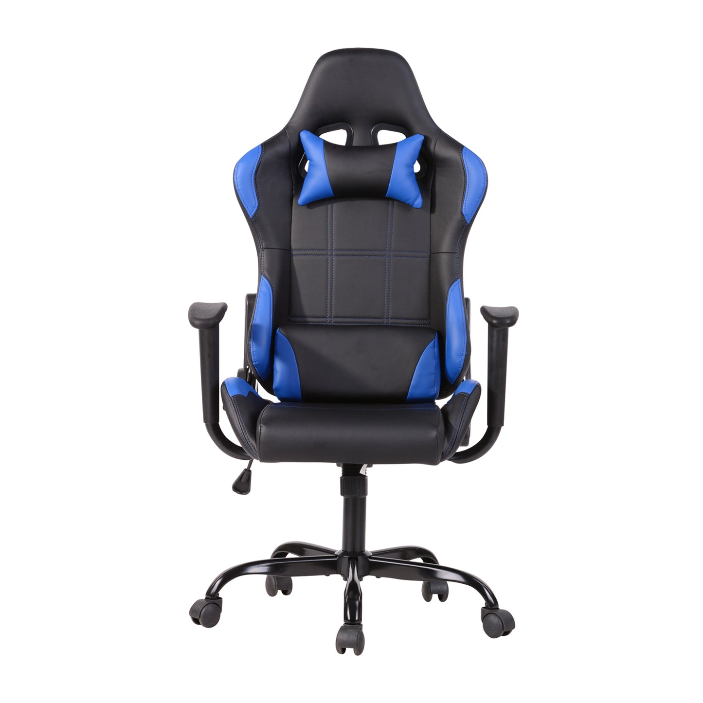 Gaming Chair PU Racing Office Chair Recliner Swivel Rocker with Headrest and Lumbar Pillow Ahien