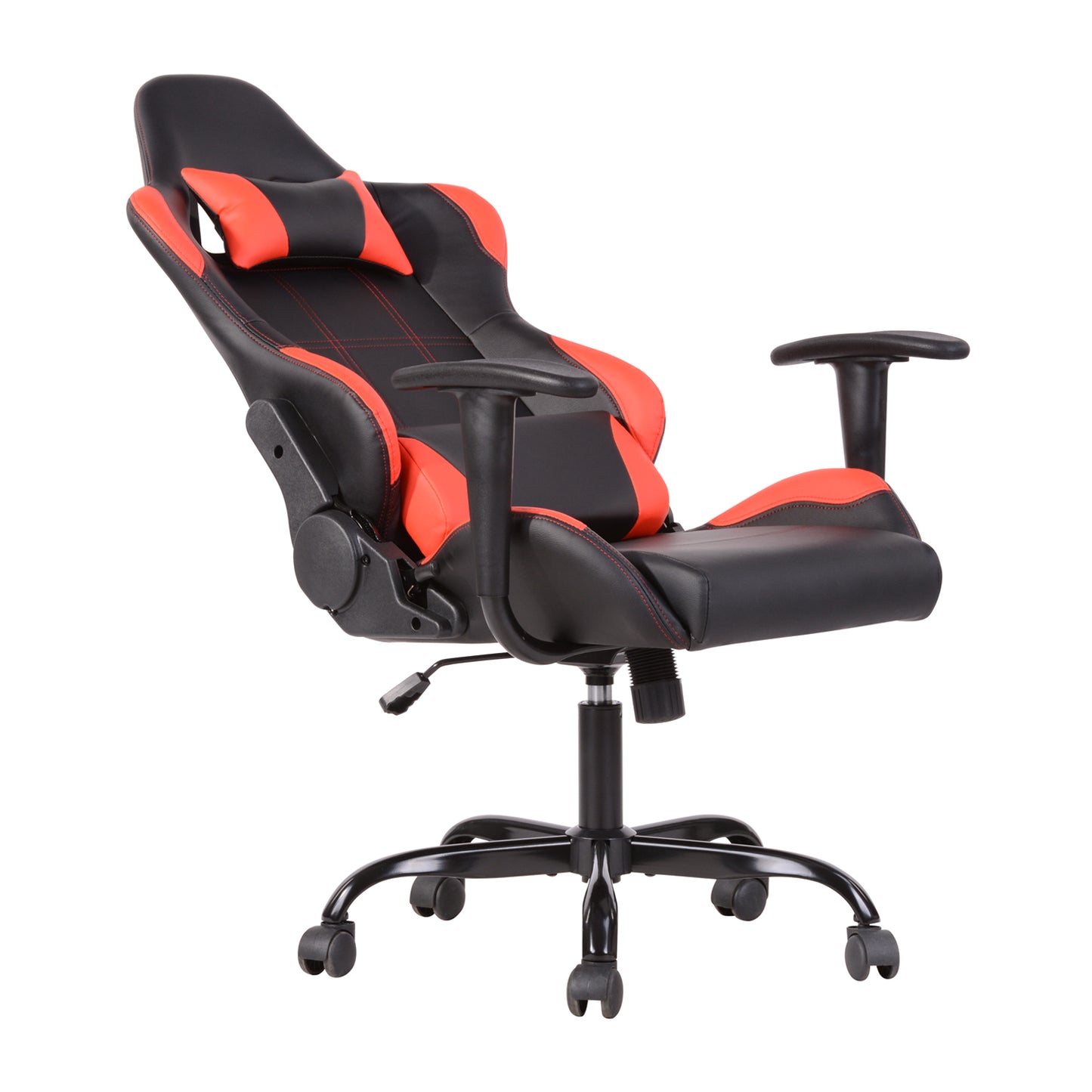 Gaming Chair PU Racing Office Chair Recliner Swivel Rocker with Headrest and Lumbar Pillow Ahien