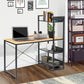 Computer Desk Writing Office Table with 4-Shelves Alaska