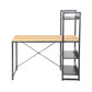 Computer Desk Writing Office Table with 4-Shelves Alaska