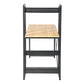 Computer Desk Writing Office Table with 4-Shelves Alaska