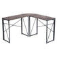 L-Shaped Folding Gaming Desk Home Office Corner Table Albertin