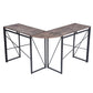 L-Shaped Folding Gaming Desk Home Office Corner Table Albertin