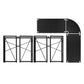 L-Shaped Folding Gaming Desk Home Office Corner Table Albertin