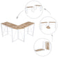 L-Shaped Folding Gaming Desk Home Office Corner Table Albertin