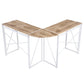 L-Shaped Folding Gaming Desk Home Office Corner Table Albertin