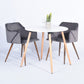 Dining Chairs Velvet Upholstered Metal Legs Aldridge