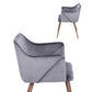 Dining Chairs Velvet Upholstered Metal Legs Aldridge