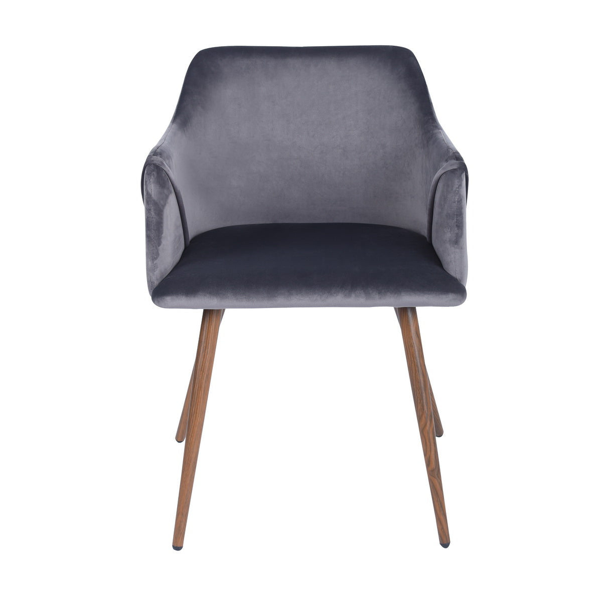 Dining Chairs Velvet Upholstered Metal Legs Aldridge