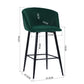 Barstools Velvet Upholstered Bar Stools Aldridge