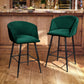 Barstools Velvet Upholstered Bar Stools Aldridge
