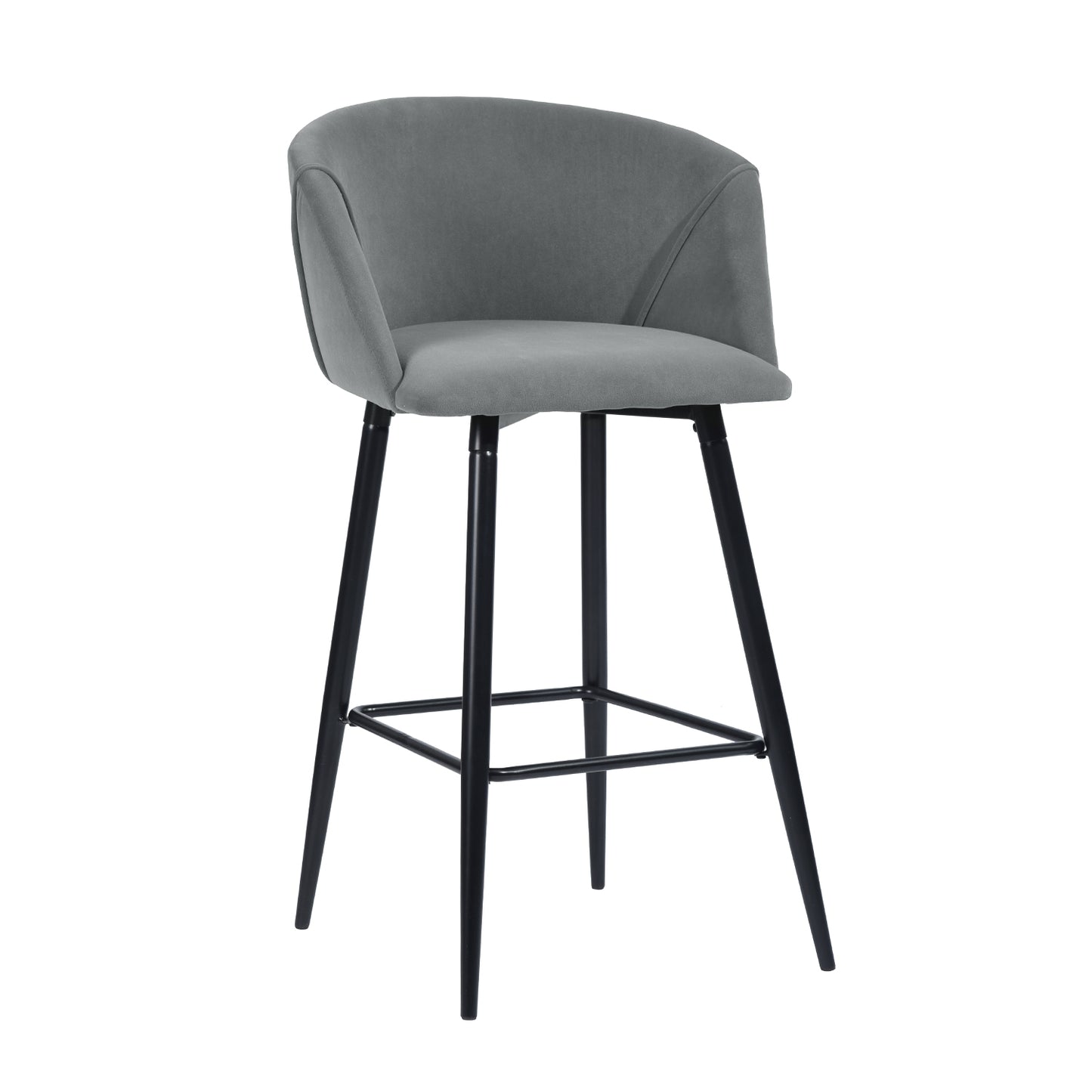 Barstools Velvet Upholstered Bar Stools Aldridge