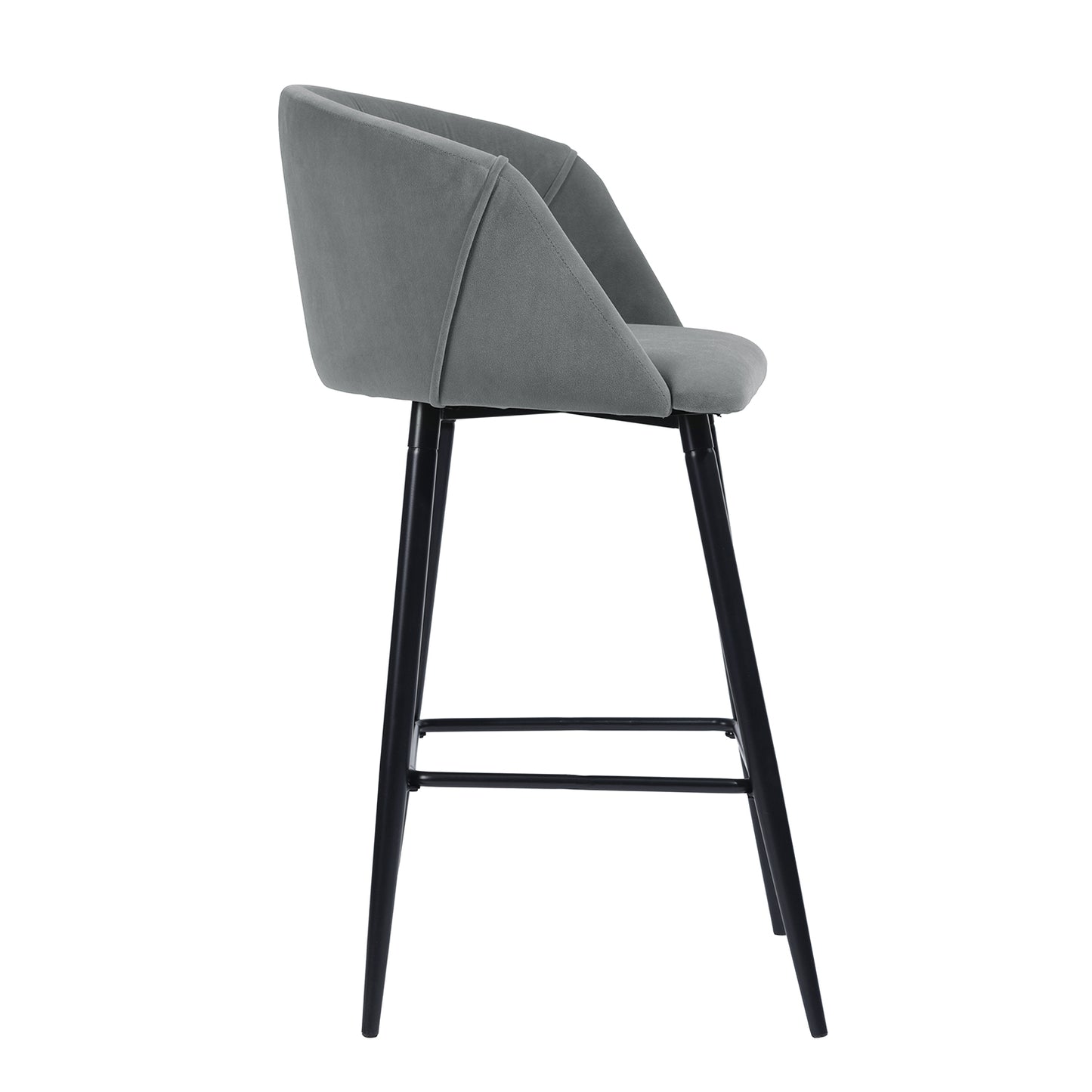 Barstools Velvet Upholstered Bar Stools Aldridge