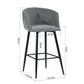Barstools Velvet Upholstered Bar Stools Aldridge