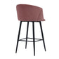Barstools Velvet Upholstered Bar Stools Aldridge