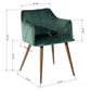 Dining Chairs Velvet Upholstered Aldridge