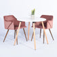 Dining Chairs Velvet Upholstered Metal Legs Aldridge