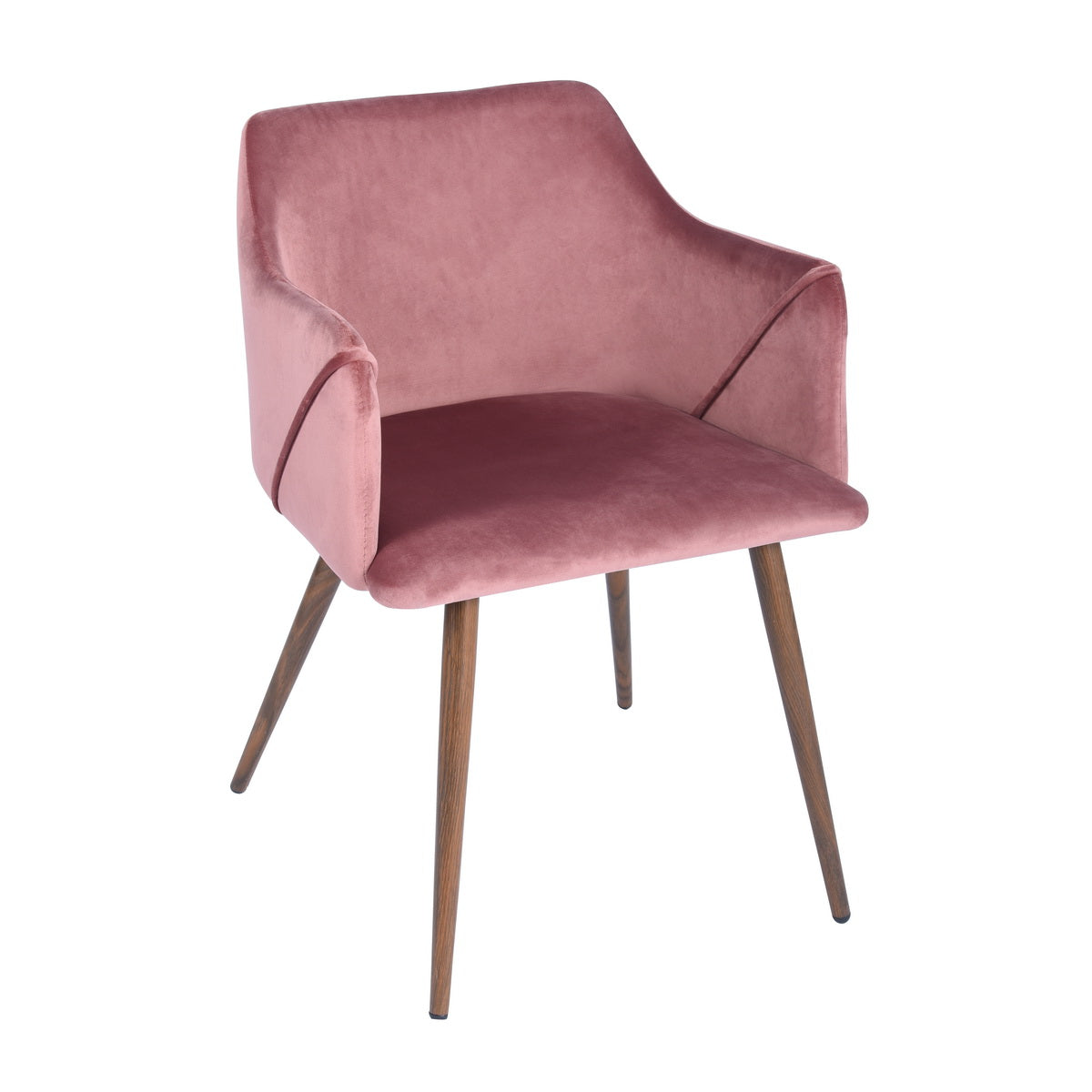 Dining Chairs Velvet Upholstered Metal Legs Aldridge